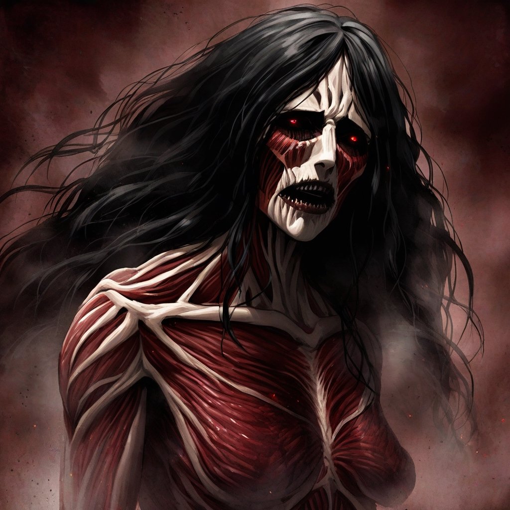 Pieck Finger female titan,  dramatic,  detailed by J on Tensor.Art