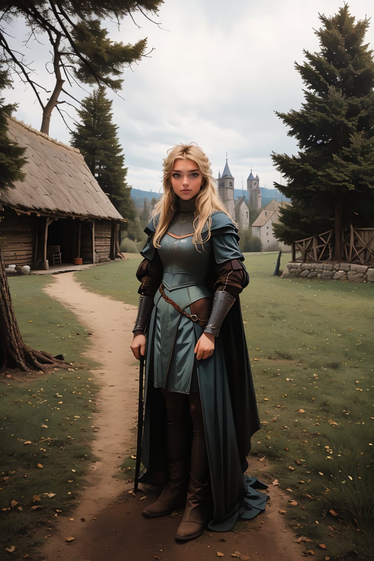 17 year old Medieval girl,  named Sophie,  medium blonde hair by JamesFerrara17  on Tensor.Art