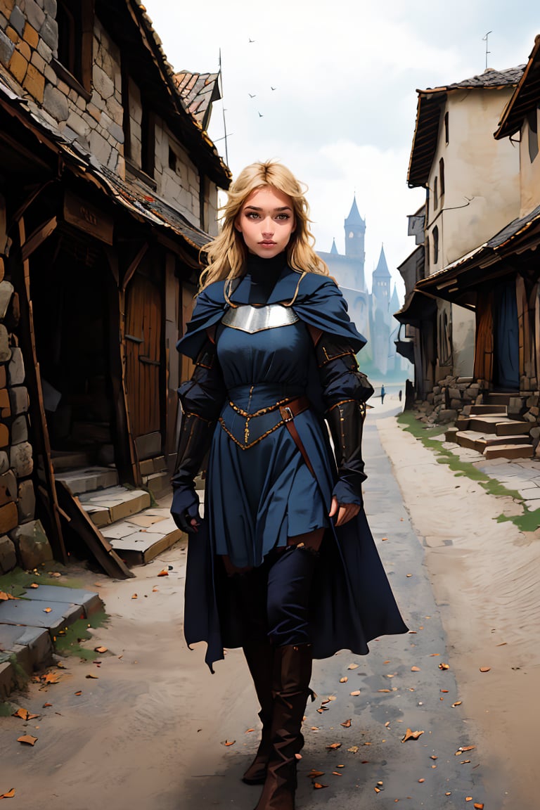 17 year old Medieval girl,  named Sophie,  medium blonde hair by JamesFerrara17  on Tensor.Art