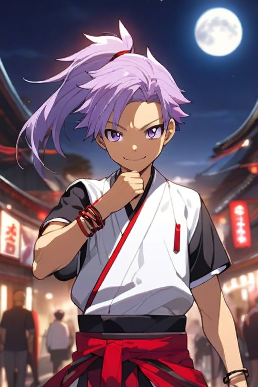 anime masterpiece,  a 15 year-old boy,  cool male anime protagonist by user_676109628840453018 on Tensor.Art