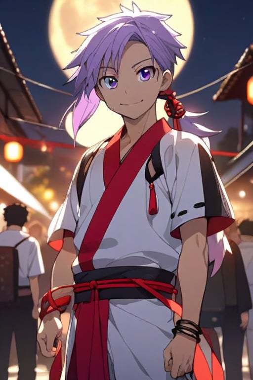 anime masterpiece,  a 15 year-old boy,  cool male anime protagonist by user_676109628840453018 on Tensor.Art