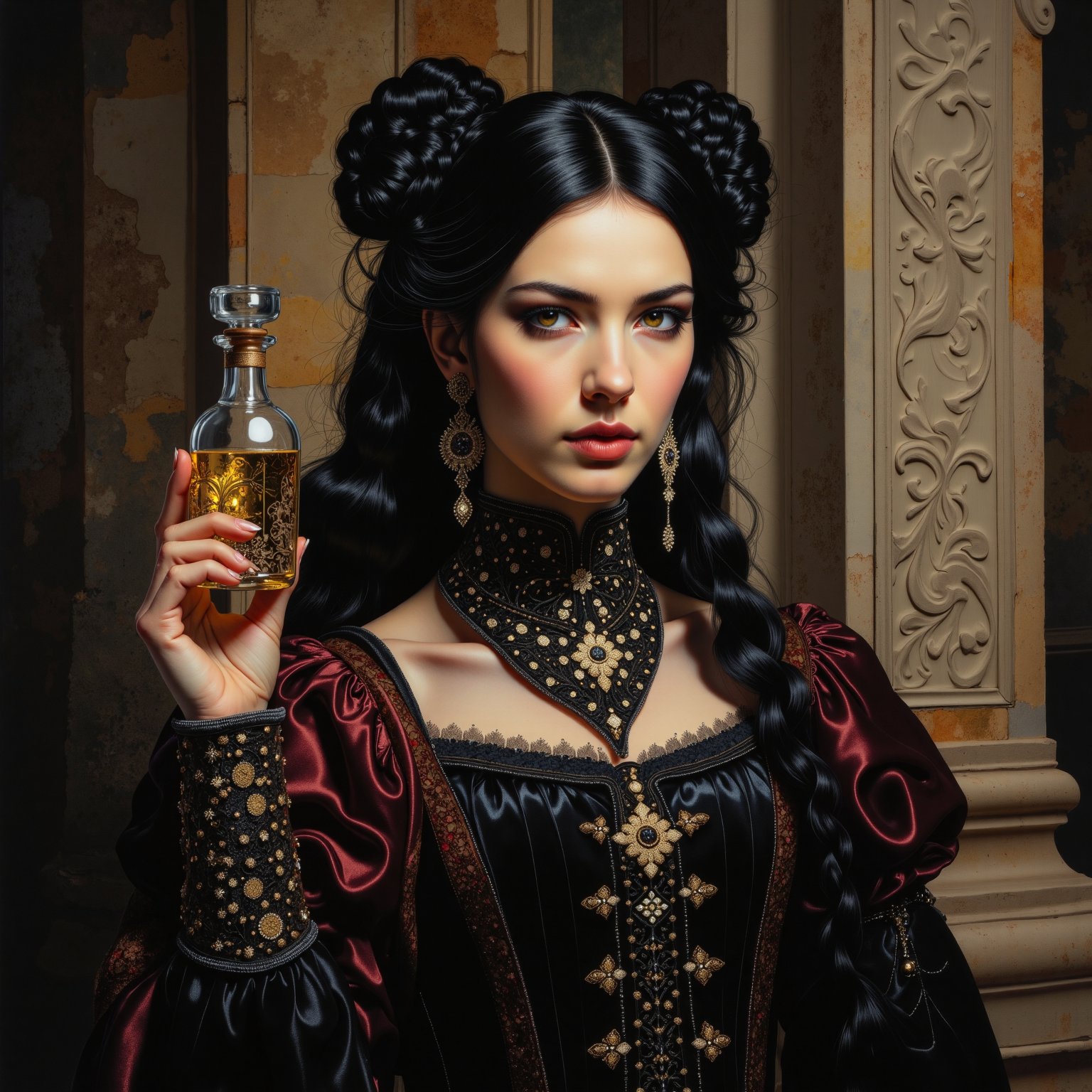 long shot,  full body shot of Giulia Tofana,  17th century Italian woman and professional poisoner from Palermo by ᕲᗩᖇᓰᗩ ♥...