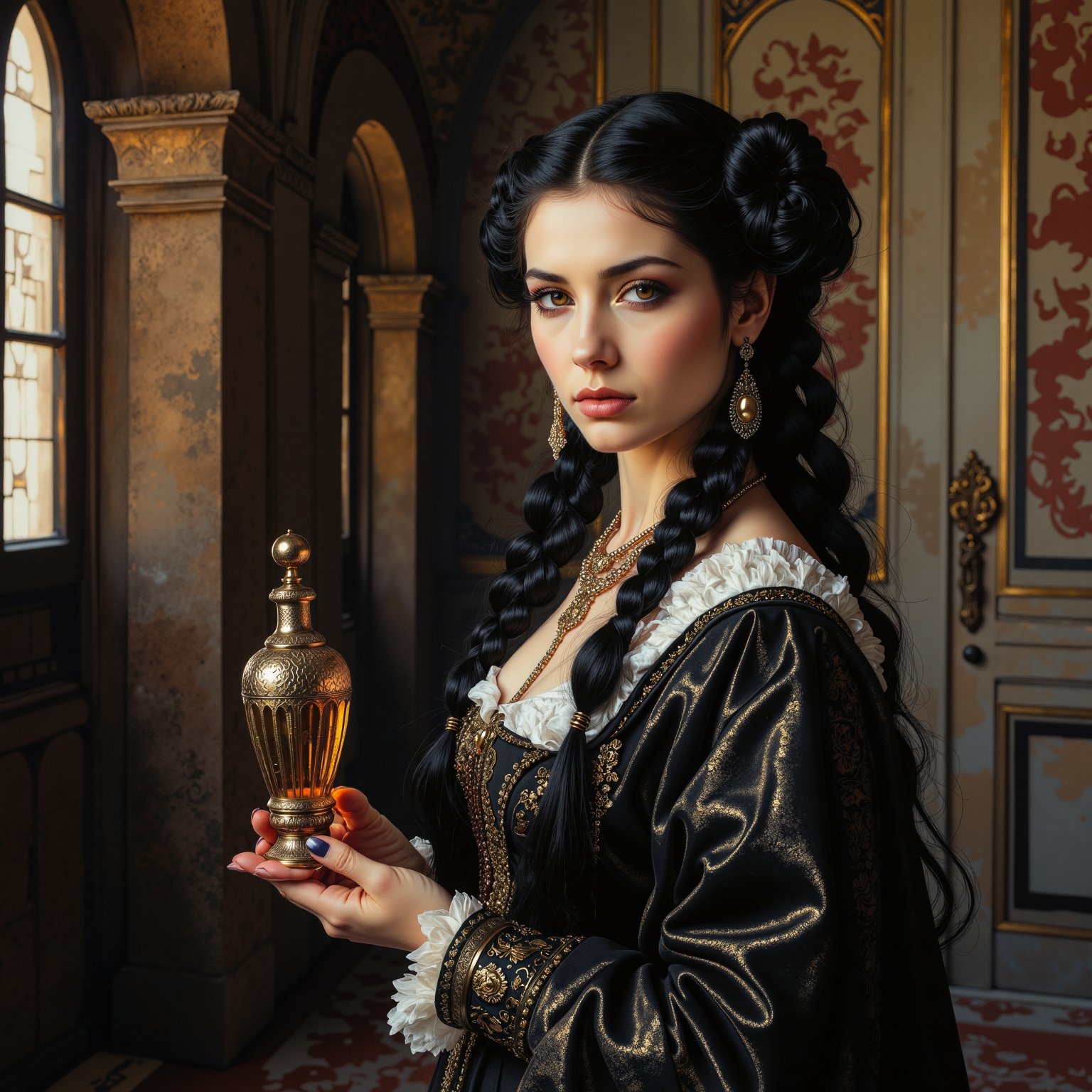 long shot,  full body shot of Giulia Tofana,  17th century Italian woman and professional poisoner from Palermo by ᕲᗩᖇᓰᗩ ♥...