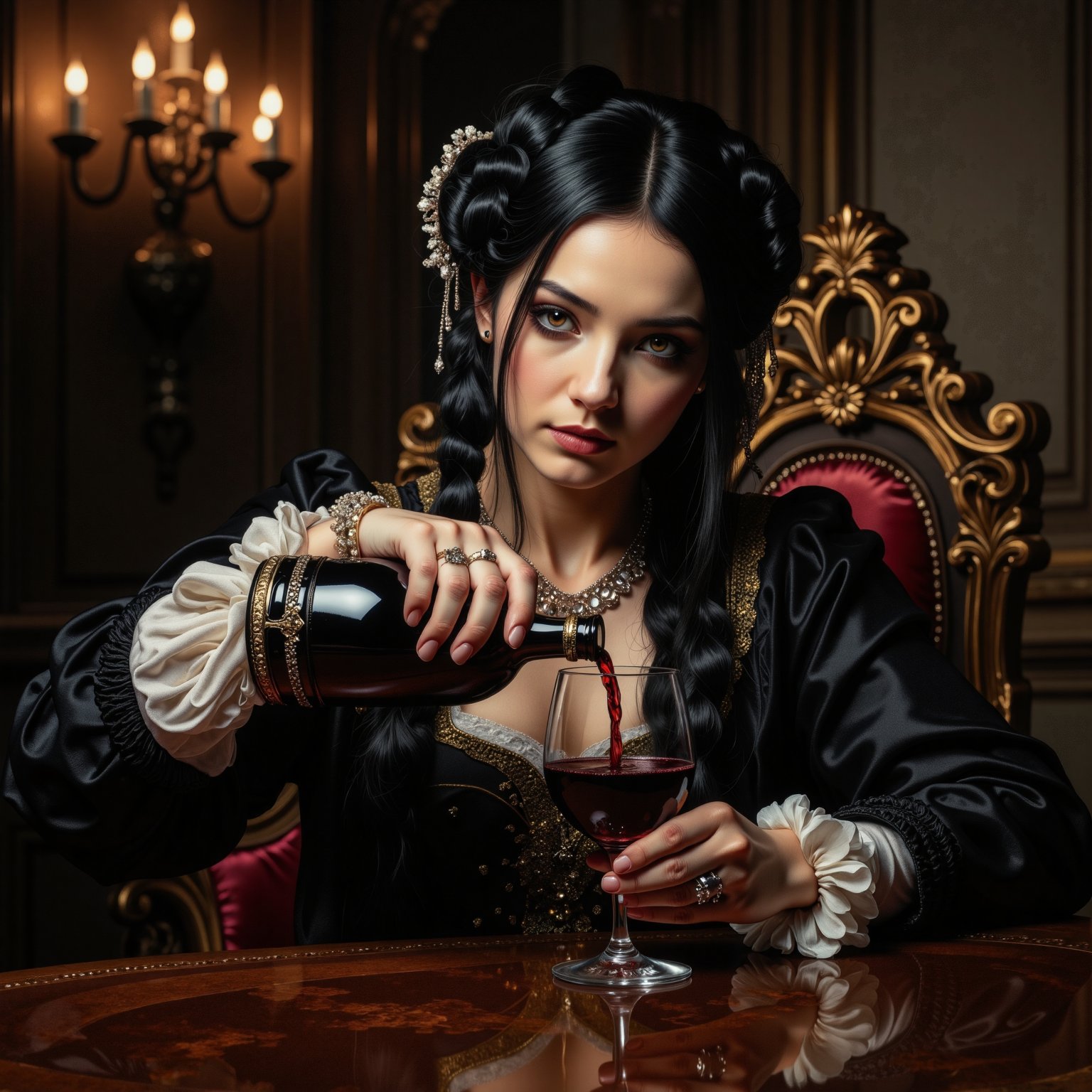 long shot,  full body shot of Giulia Tofana,  17th century Italian woman and professional poisoner from Palermo by ᕲᗩᖇᓰᗩ ♥...