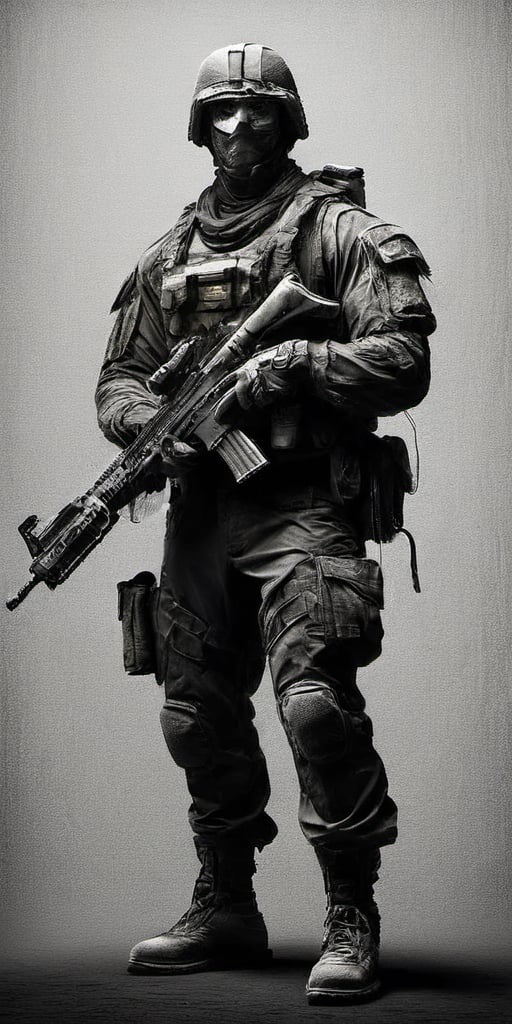 Black Ops elite soldier 