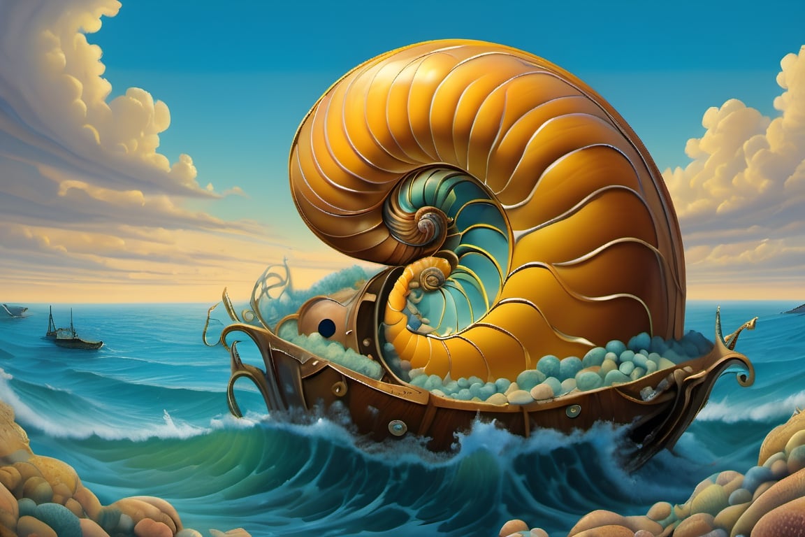 Nautilus pompilius,  rock music,  shellfish nautilus pompilius by TangoAlphaDelta on Tensor.Art