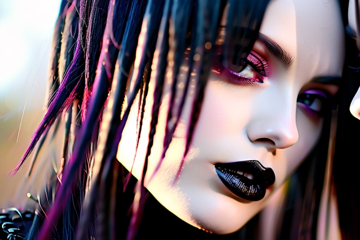 Gorgeous goth girls,  2_girls,  lesbians by Scarlet Le Bon on Tensor.Art