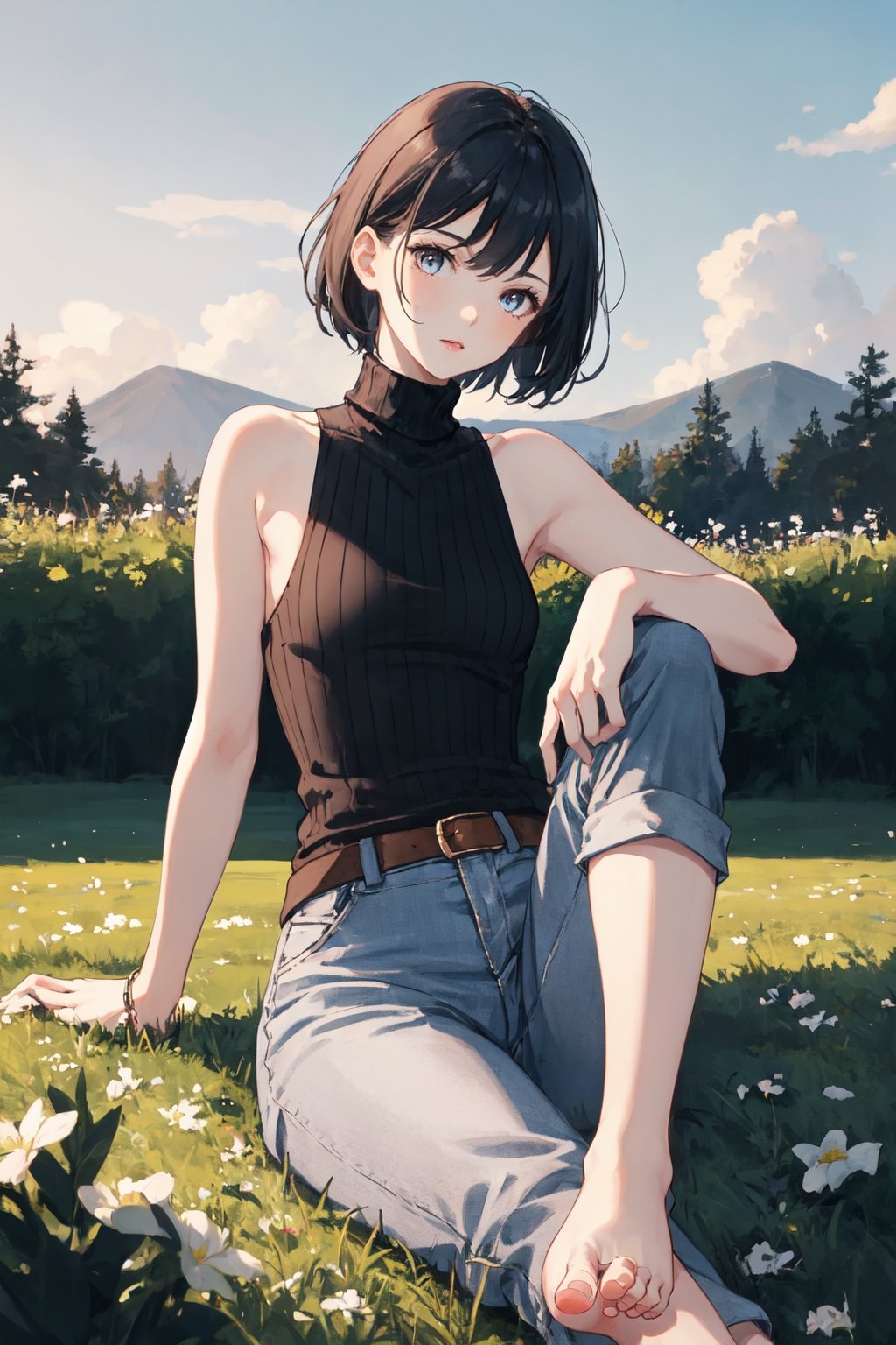 1girl,  mature female,  pale skin by Keith Richman on Tensor.Art