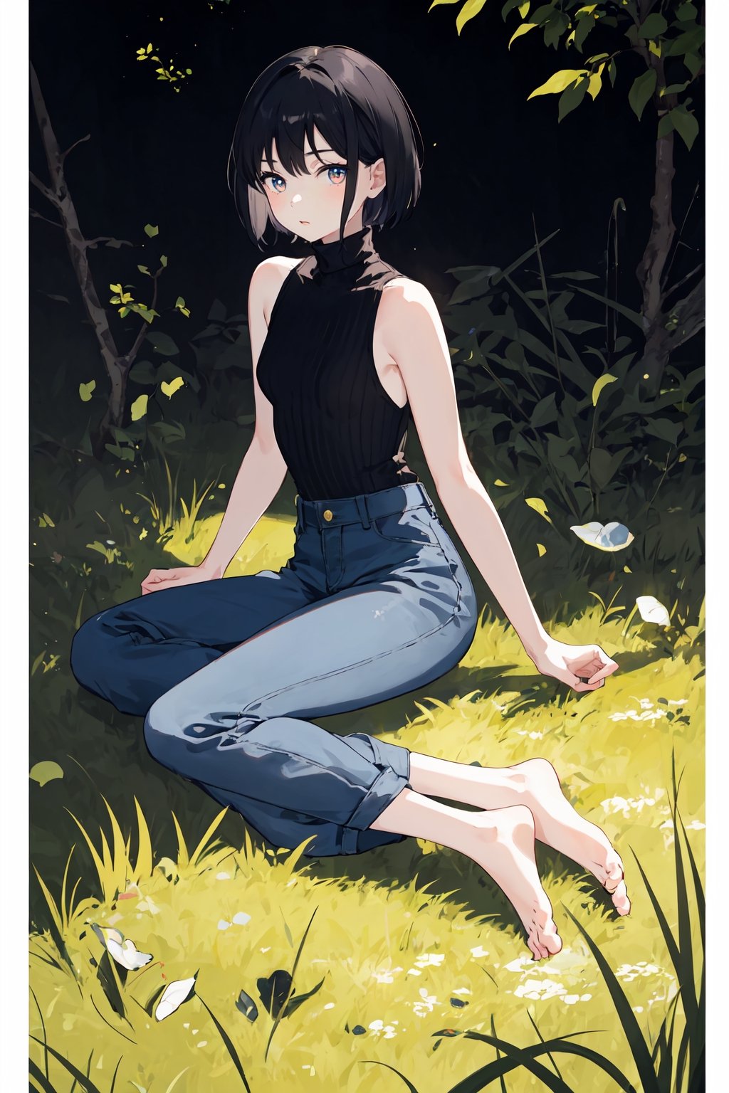 1girl,  pale skin,  short hair by Keith Richman on Tensor.Art