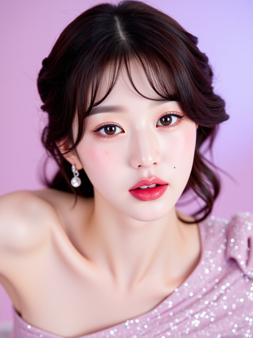 photorealistic,  portrait of hubggirl,  A South Korean K-pop girl with full body shot by Rolo_hu on Tensor.Art