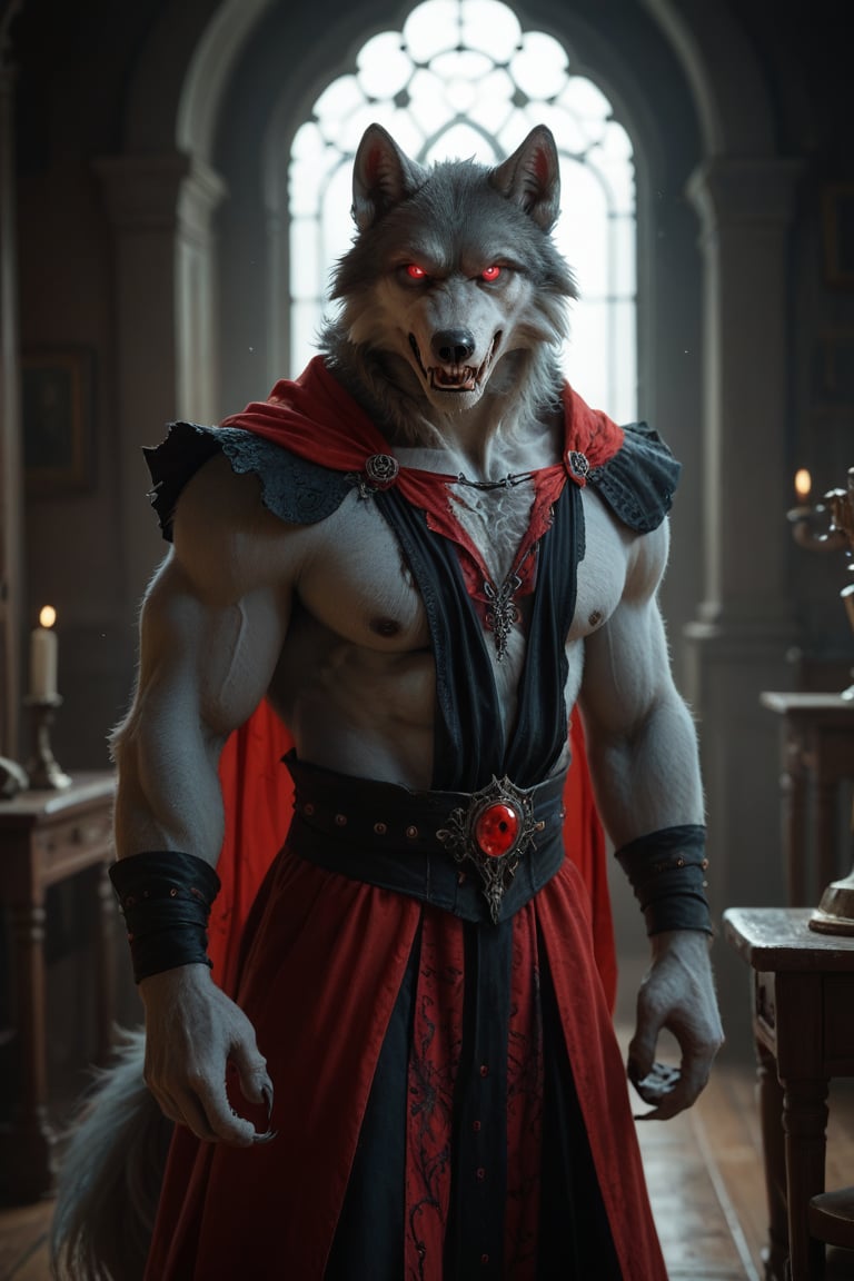 anthro,  wolf vampire,  male by MrFox2591 on Tensor.Art