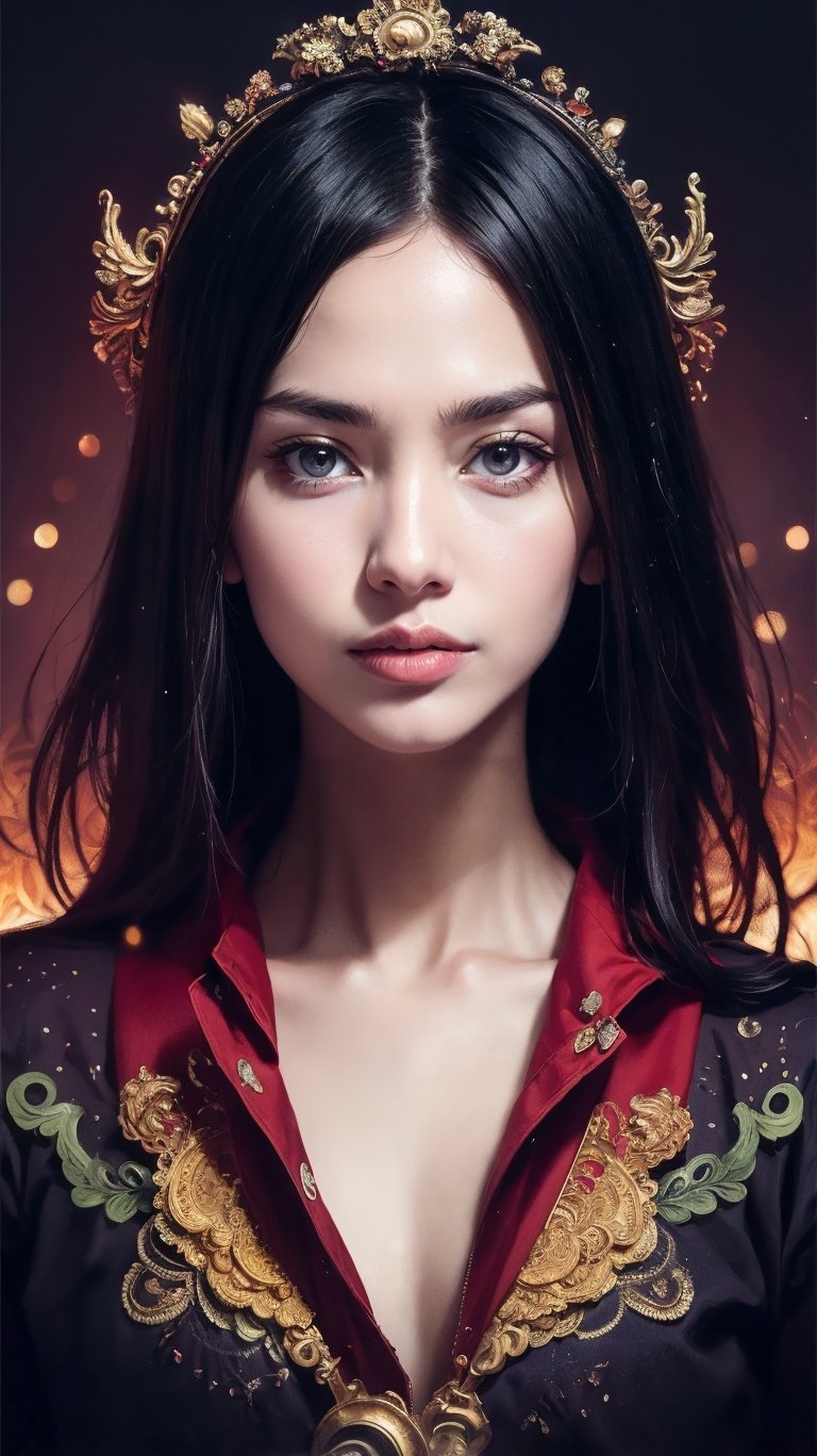 (masterpiece, top quality, best quality, official art, beautiful and aesthetic:1.2), (1girl), extreme detailed,(fractal art:1.3),colorful,highest detailed

oil painting,Surrealism,asian girl,masterpiece
Soft face, Asian girl, sharp face,JeeSoo
