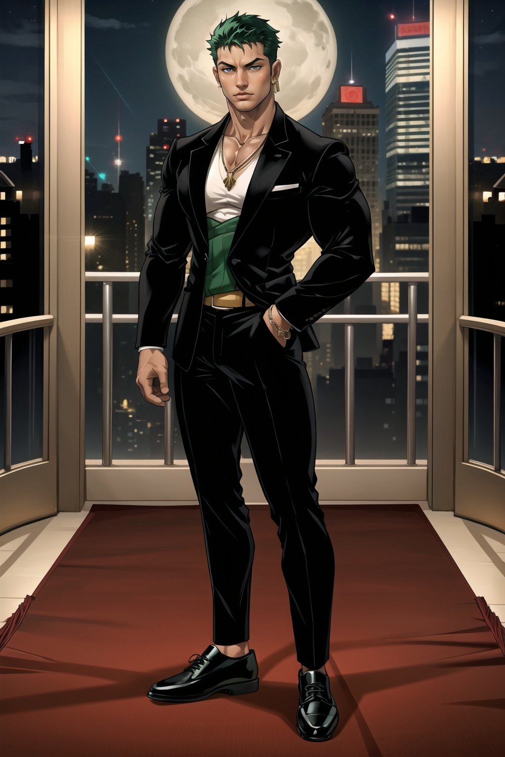 Red carpet ,  NYC,  man 27 year old by Zenn Hogue on Tensor.Art