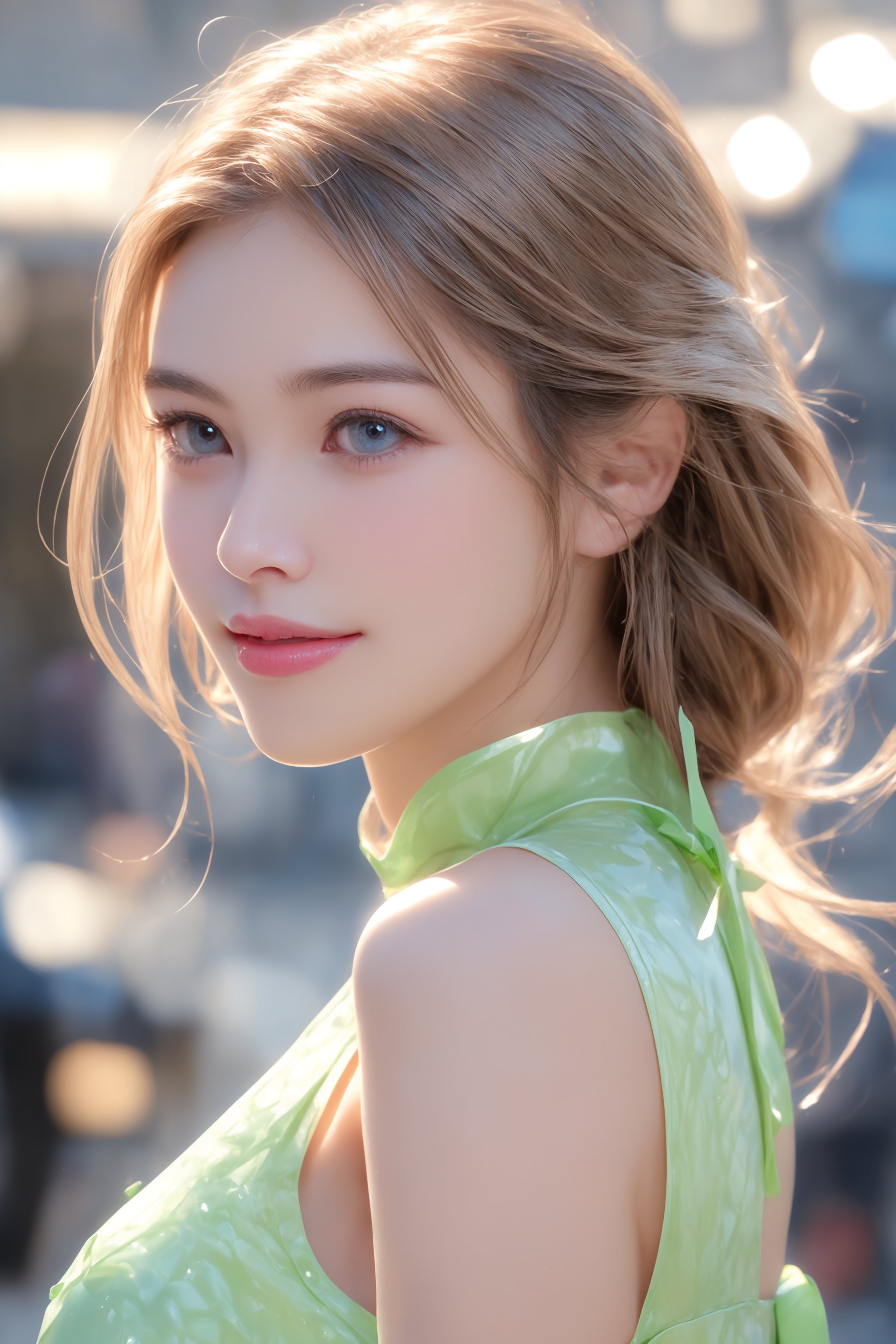 photo of a beautiful young model\(woman\) in her ,  1girl,  mid-parted hair by user_678652258069604603 on Tensor.Art