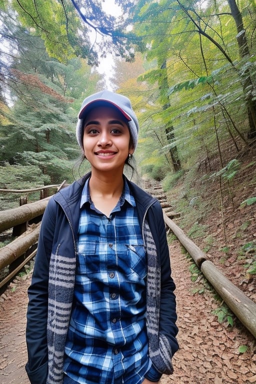 lovely girl young attractive indian girl in,  with cap,  colorful hair by fourbitimage on Tensor.Art