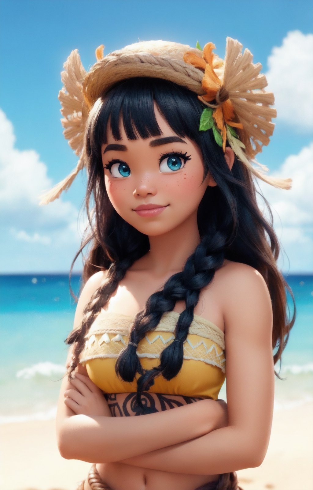 Moana charactor , 8k , best quality , best detail