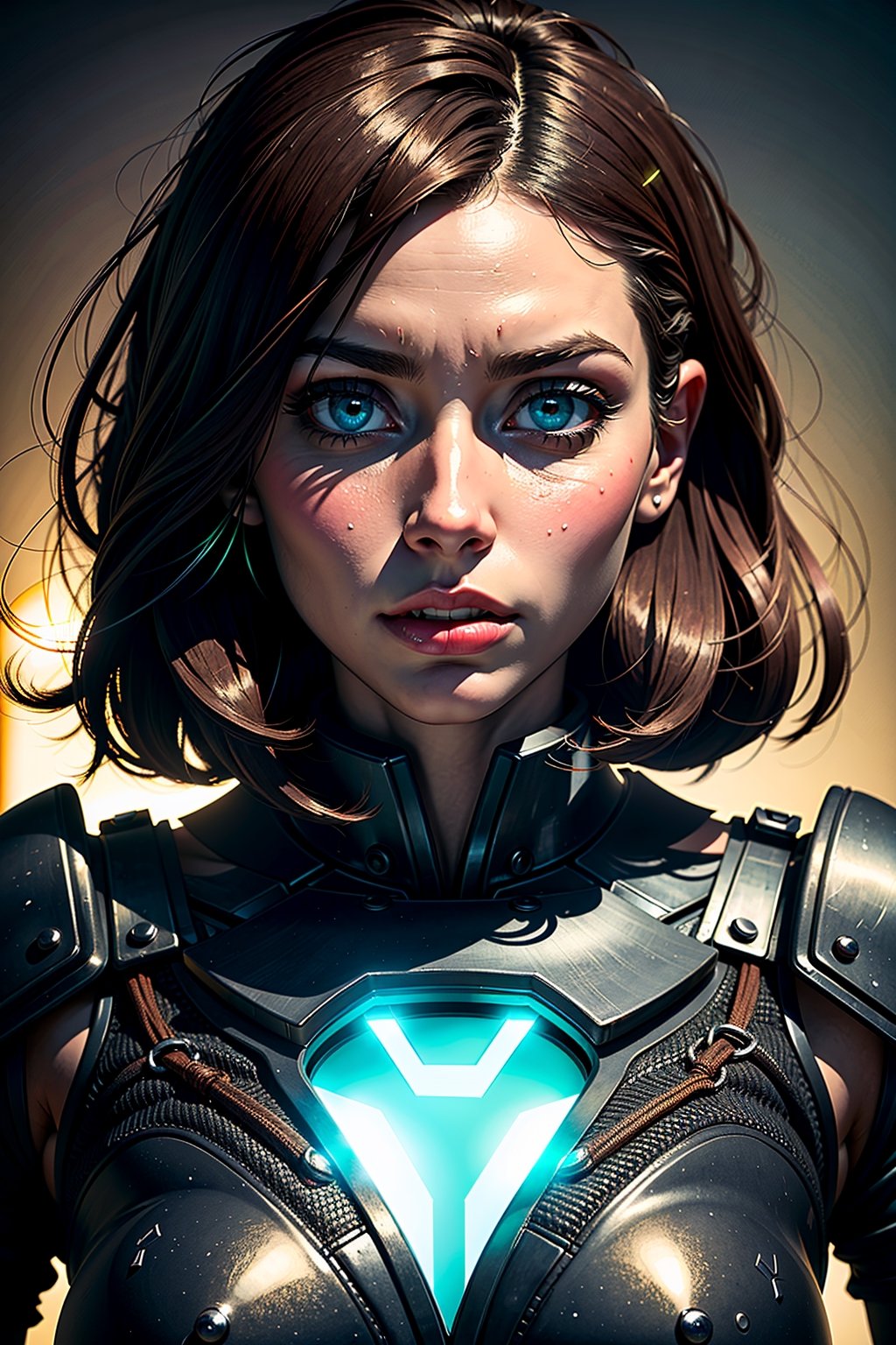 sci fi character art, cool artwork, futuristic style, in the style of 32k uhd, atey ghailan, geoff johns, dark yellow and gray, (futuristic dress, glowing dress), (detailed face, upper body:1.2), (detailed eyes, glowing eyes:1.2), shiny skin, realistic hair 

panasonic lumix s pro 50mm f/1.4, techpunk, knightcore, futuristic, (detailed background), detailed landscape, 

masterpiece, best quality, realistic, side light, volumetric light, rich colors, dramatic lighting, (full dual colour lighting:1.2), (hard dual colour lighting:1.4), fine detail, absurdres, extremely detailed, depth of field, ((realistic lighting)) ultra highres, (masterpiece:1.2), (ultra detailed), (best quality), intricate, comprehensive cinematic, magical photography, (gradients), colorful, 