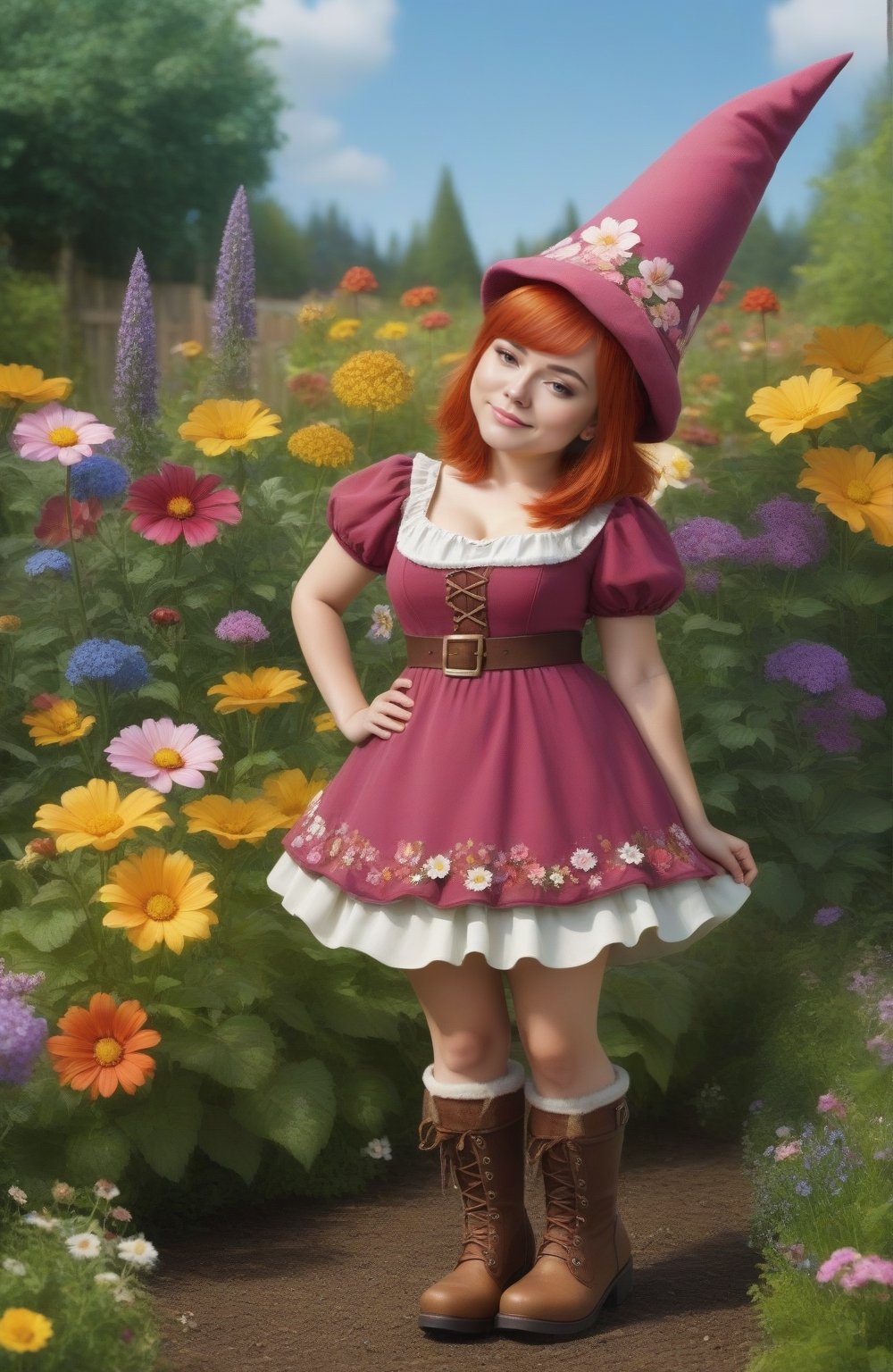 (((full-body))),  (masterful),  a beautiful adult sexy Gnome by user_crazydragon62040 on Tensor.Art
