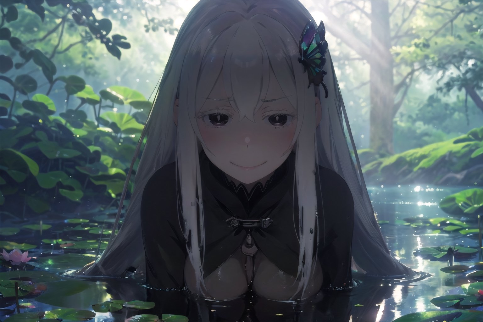 1girl,  wet body,  ((having sexy ))with the viewer by NovelDomains on Tensor.Art