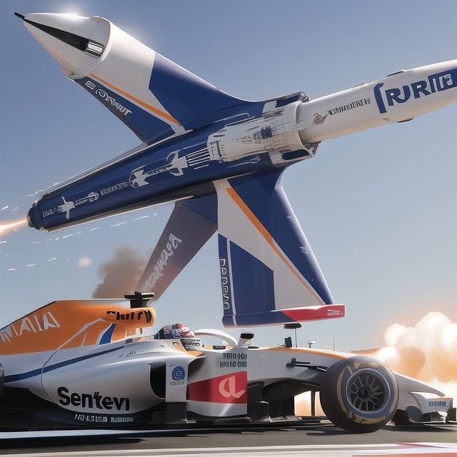 fernando alonso on a rocket