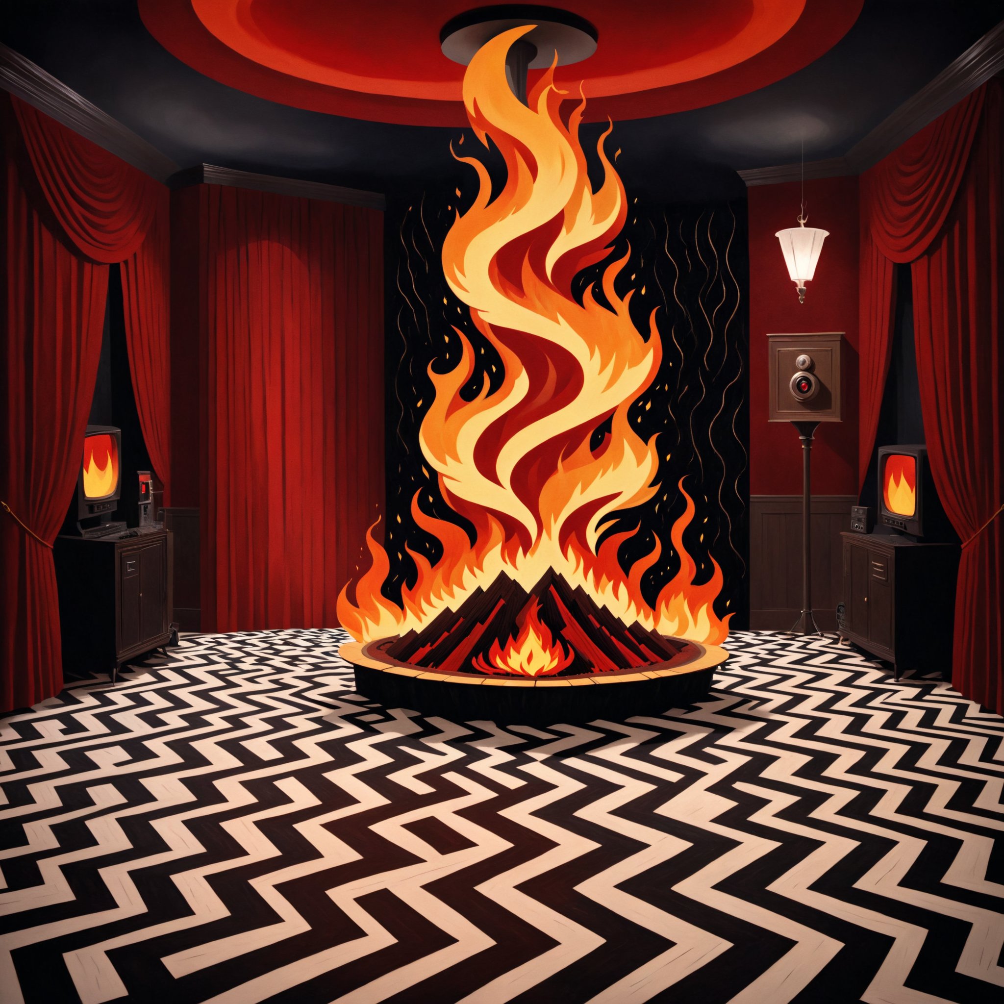A horrifying mysterious mystical otherworldly ominous eerie weird wonderful and strange artistic interpretation of the ele...