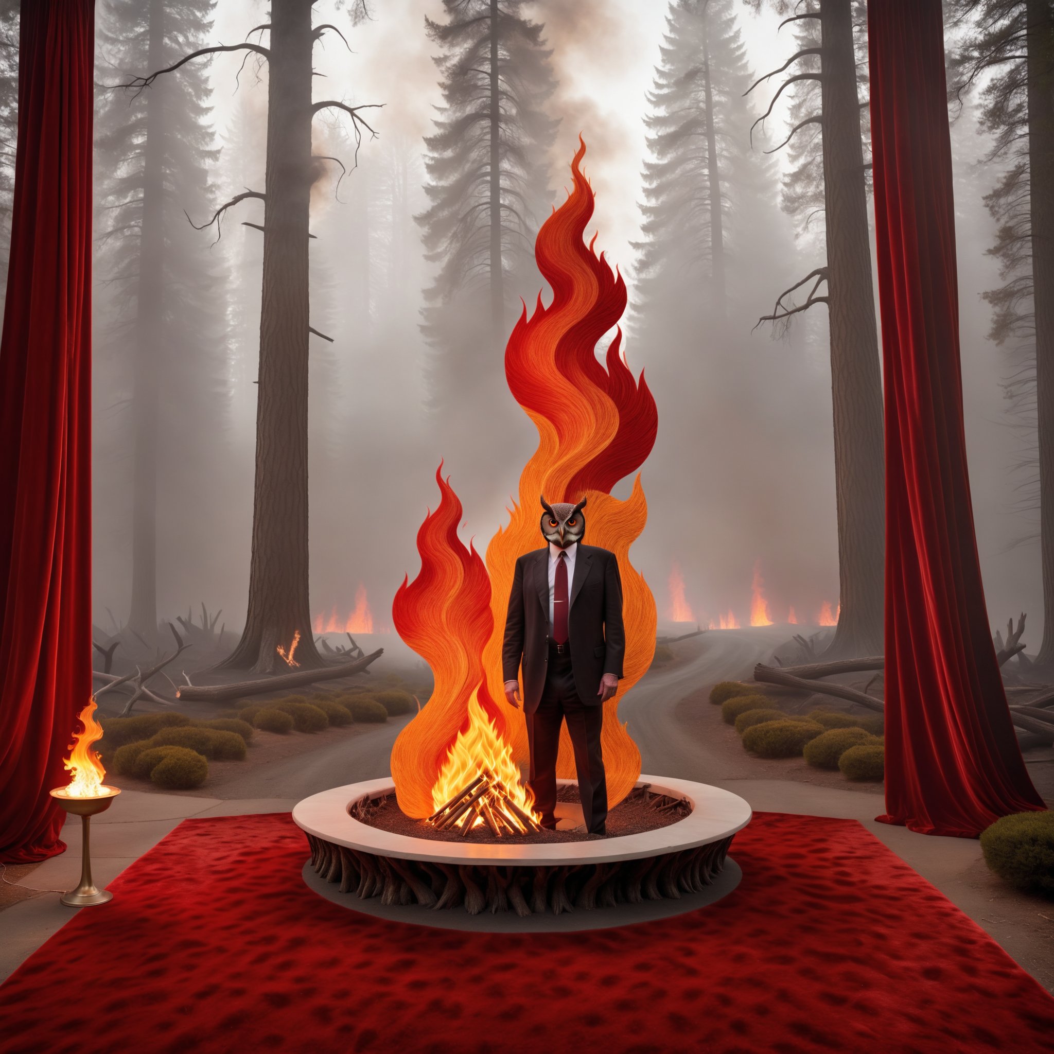 A horrifying mysterious mystical otherworldly ominous eerie weird wonderful and strange artistic interpretation of the ele...