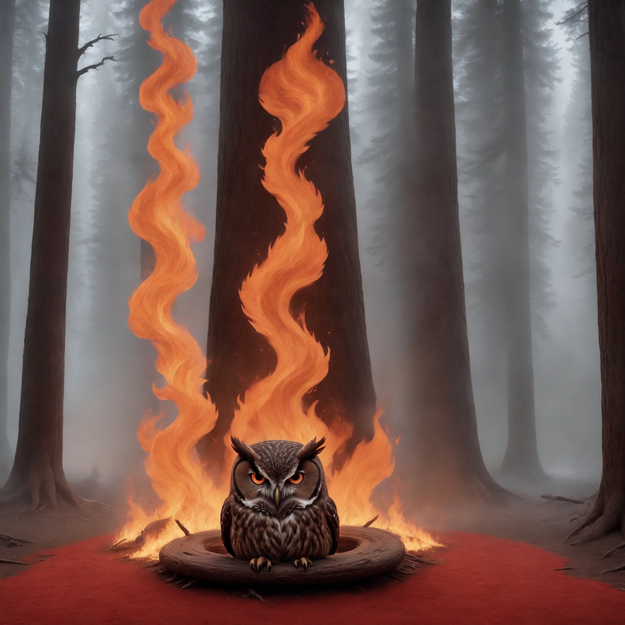 A horrifying mysterious mystical otherworldly ominous eerie weird wonderful and strange artistic interpretation of the ele...