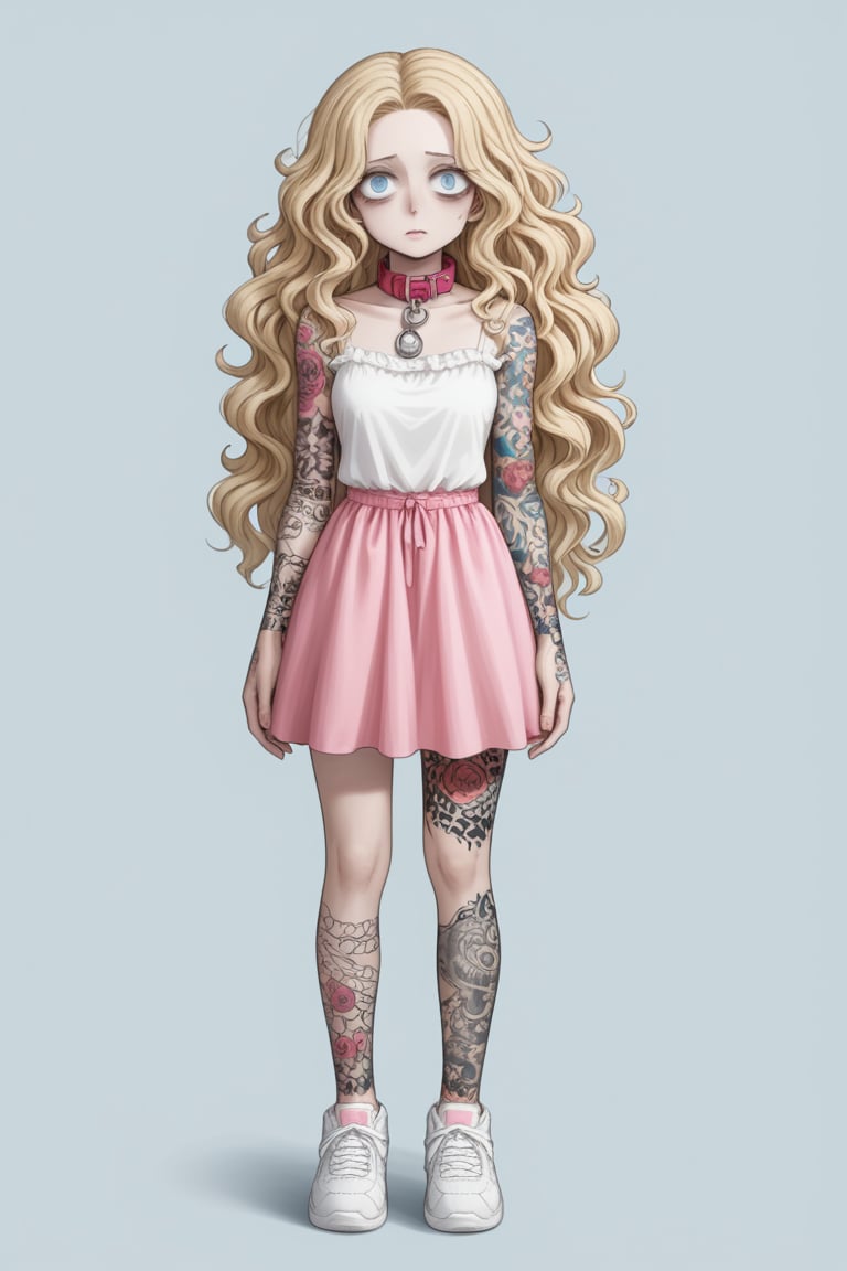 1girl,  long hair,  long curly blonde hair by the unbearable boredom of life on Tensor.Art