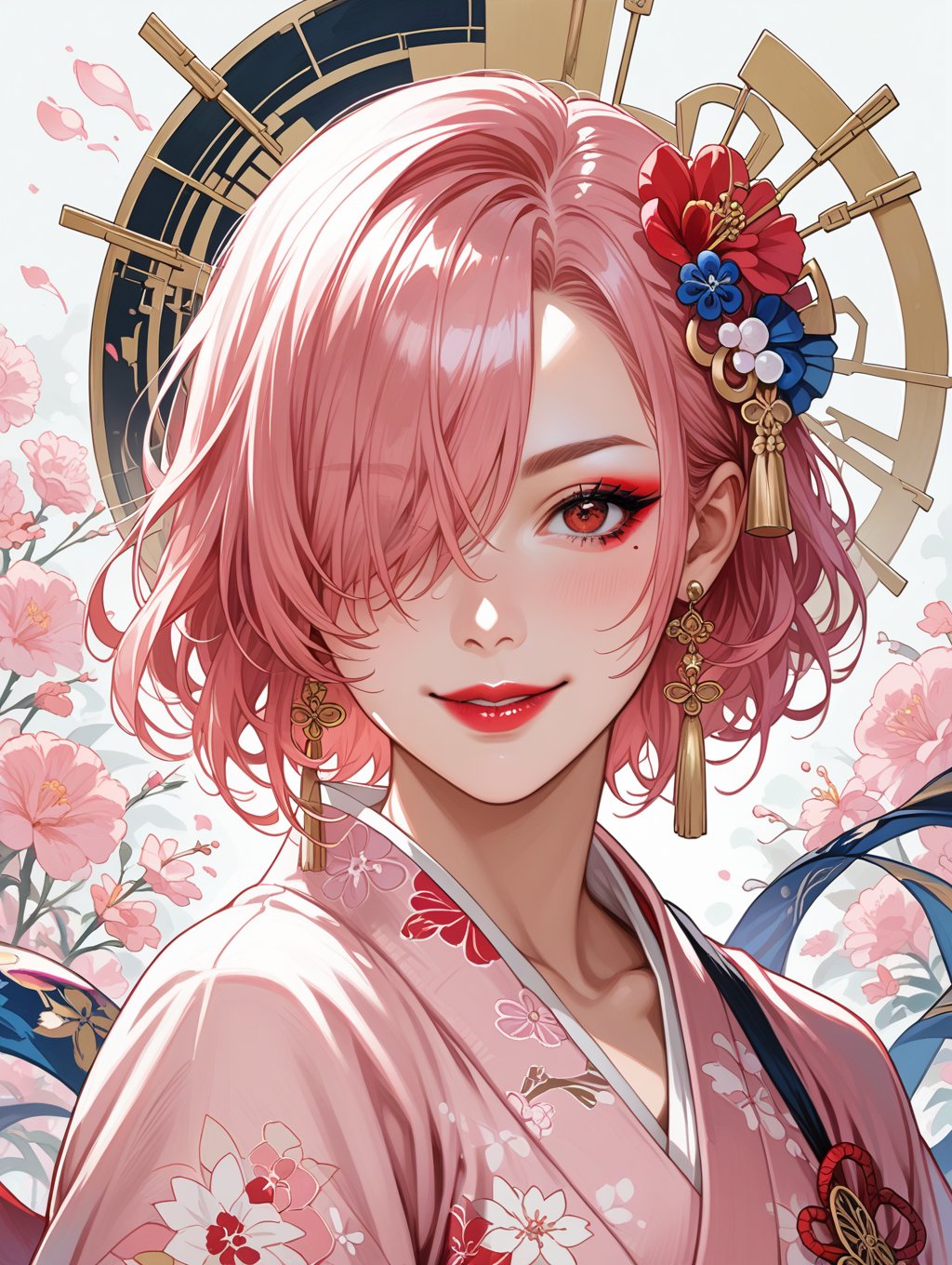 A highly detailed,  sharp masterpiece of a single girl,  solo by Natsuldh on Tensor.Art