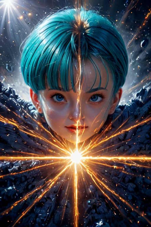 character: (bulma from dragon ball z: 1.49) "high-detailed of a high textured embossed surface with intricate, lifelike depth and an endless sense of sharpness. Emphasize extreme relief with ultra-fine detailing that highlights every groove, crevice, and layer with radiant lighting, creating intense contrasts between illuminated and shadowed areas. Achieve infinite clarity through a hyper-sharp focus and ultra-deep DOF, featuring high-resolution 32K with hyper UHD quality. Capture the intricate play of light on reflective, metallic surfaces, producing vibrant, resplendent highlights with HDR and volumetric lighting effects. Ensure surfaces appear highly three-dimensional, using radiant god rays and hyperrealistic textures with an f/1.8 aperture setting, spotlighting the smallest details in remarkable 9000000 Megapixels resolution. Elevate realism with hyper-sharpness+++ focus 360°, clean lines, and smooth gradients, enhancing every fine detail, luminous surface, and robust texture for an image with unmatched depth, clarity, and resplendence."
