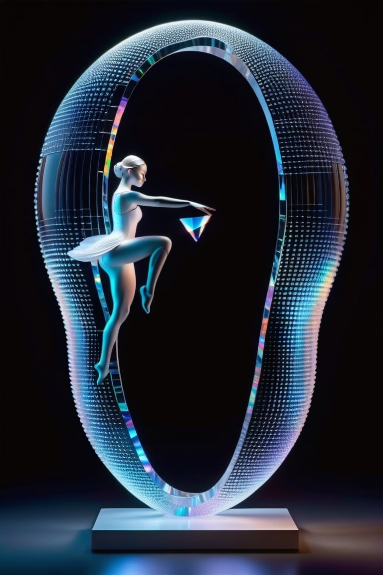 ceramic sculpture,  full body,  glass art by Octzilla Hub on Tensor.Art