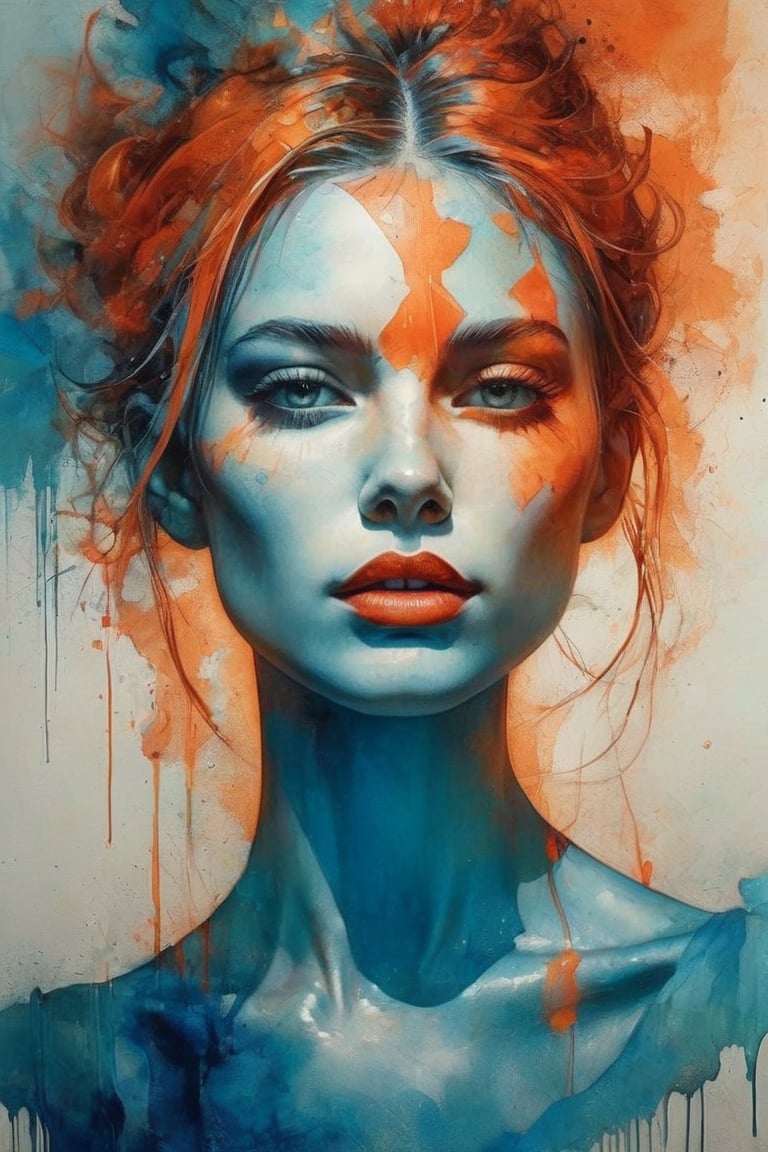 hyperrealistic,  a masterpiece painting,  a mesmerizing watercolor wash illustration by AdonisKobi on Tensor.Art