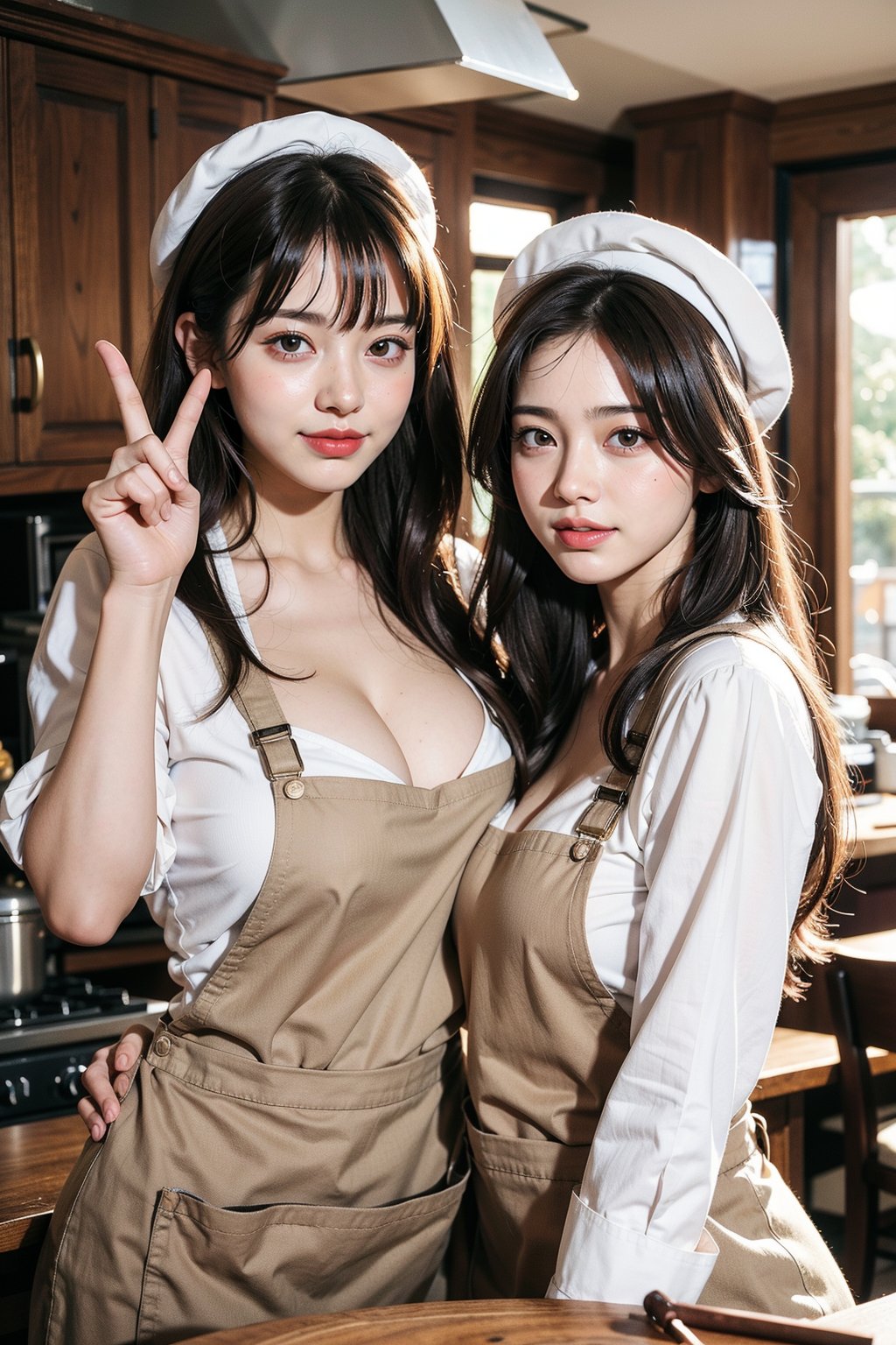 2girls,  multiple girls,  long hair by Xinyu on Tensor.Art