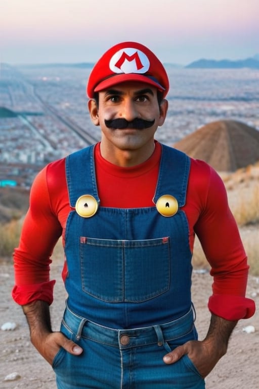 real life super mario from the movie of 1993  on dirty city from mexico,real_mario