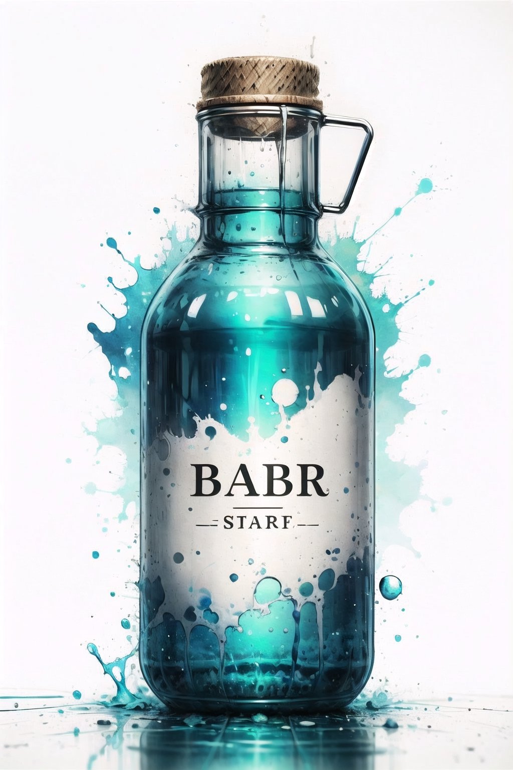 bottle, bar, simple background