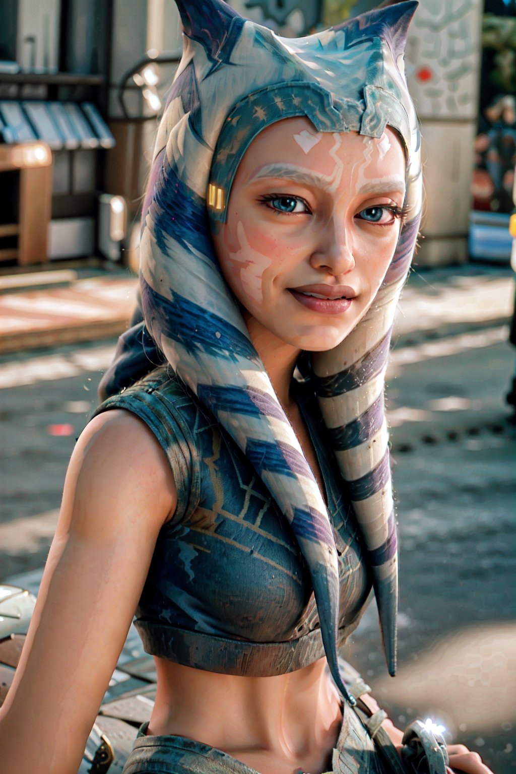 Ahsoka Tano,  topless,  naked by Noemí B 2024 on Tensor.Art
