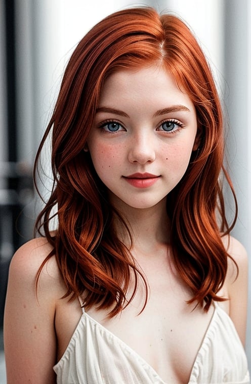 a redhead girl

