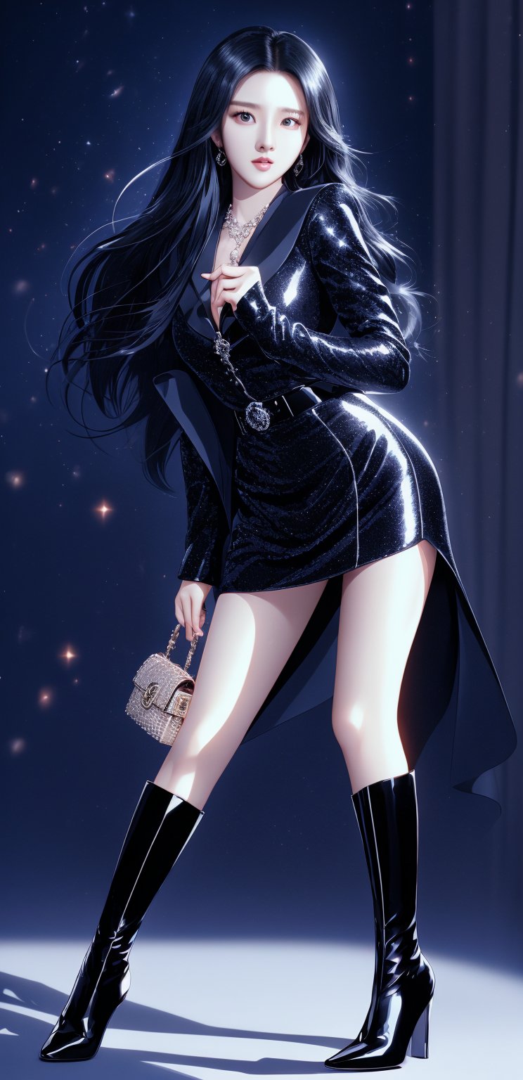 1 girl,  detailed face,  long black hair woman by Ai Lover on Tensor.Art