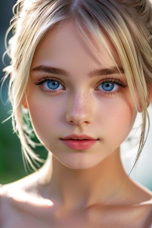 a fully nude 18 years old,  white english girl,  very skinny by Digital Studios on Tensor.Art