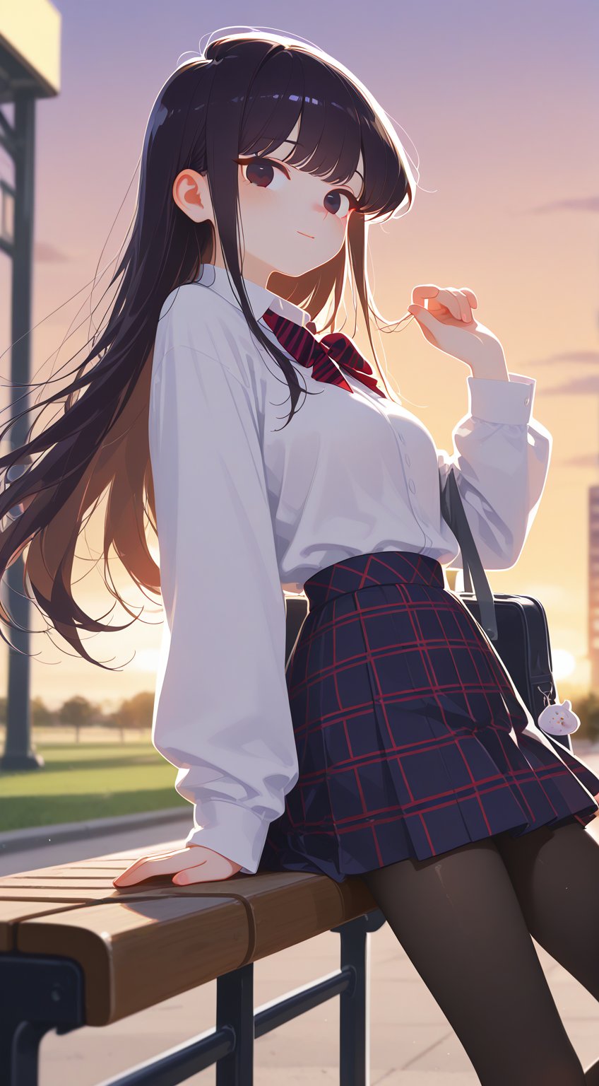 Cute pale slim girl,  komi-san wa komyushou desu,  komi shouko by Qwerty on Tensor.Art