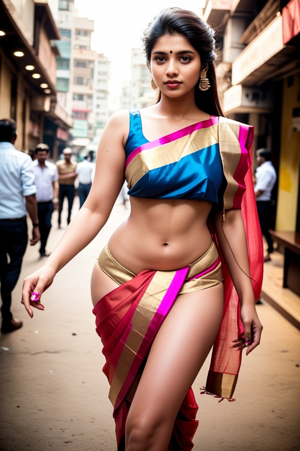 Priya,  a 26-year-old Indian woman,  graces the bustling streets of Mumbai with effortless elegance. Her almond-shaped eye...
