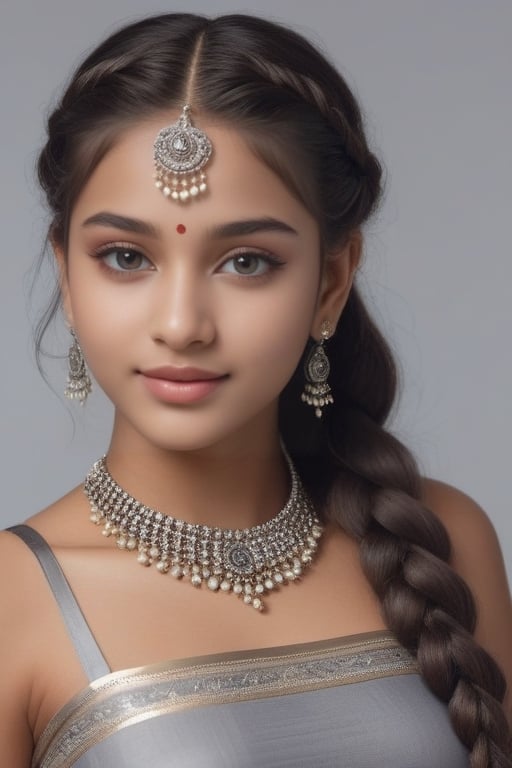 Indian 15 year old,  beautiful girl,  half body photo of 18 year old girl by user_687884642459809490 on Tensor.Art