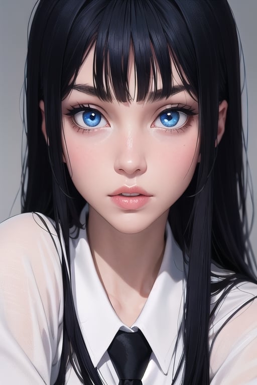 girl, close up, blue eyes, BrgEy