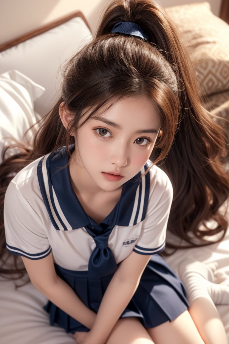 bedroom,  16 yo,  beautiful girl by LGAI on Tensor.Art