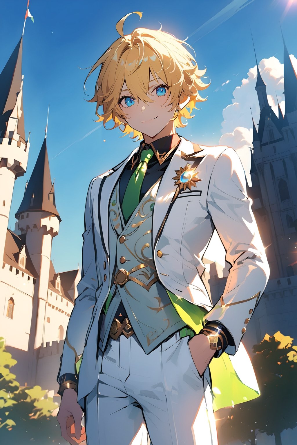 1 boy,  alone,  short hair by Fad14 on Tensor.Art