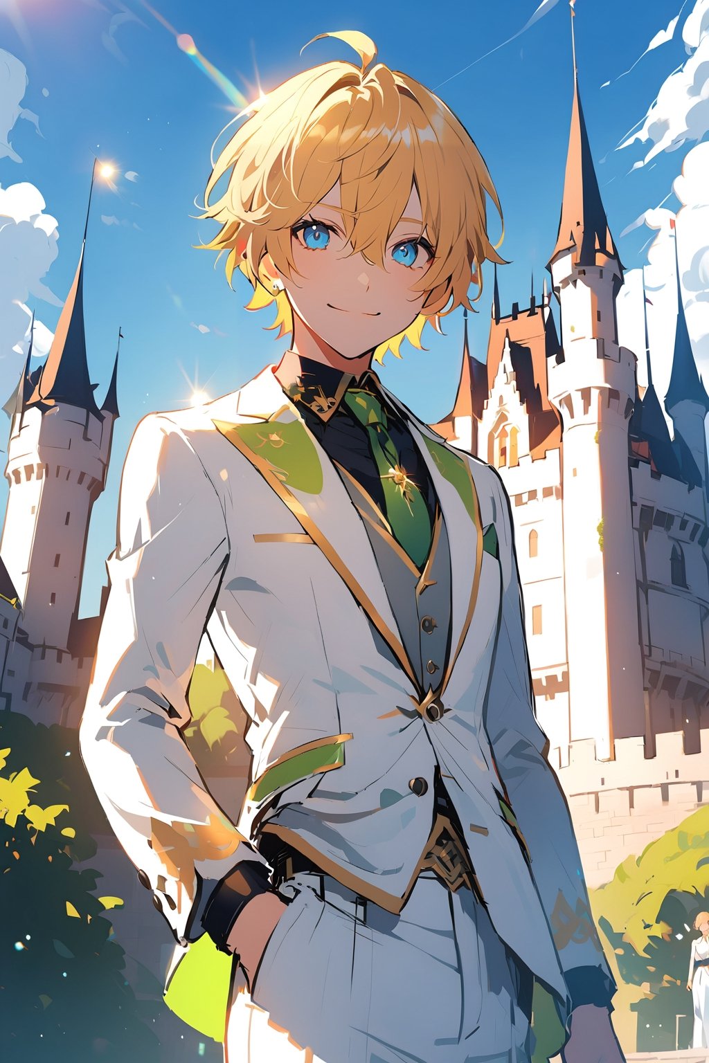 1 boy,  alone,  short hair by Fad14 on Tensor.Art