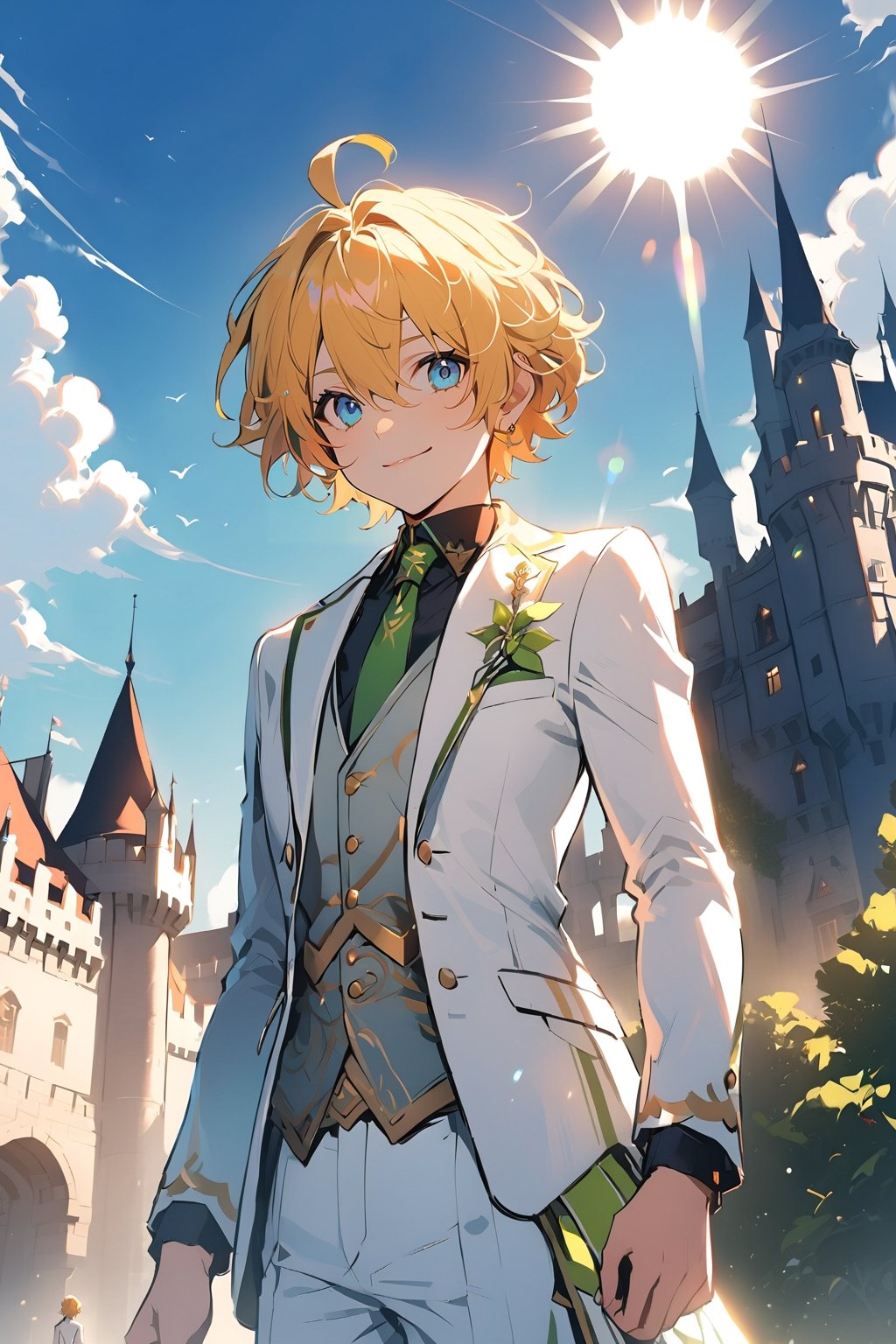 1 boy,  alone,  short hair by Fad14 on Tensor.Art