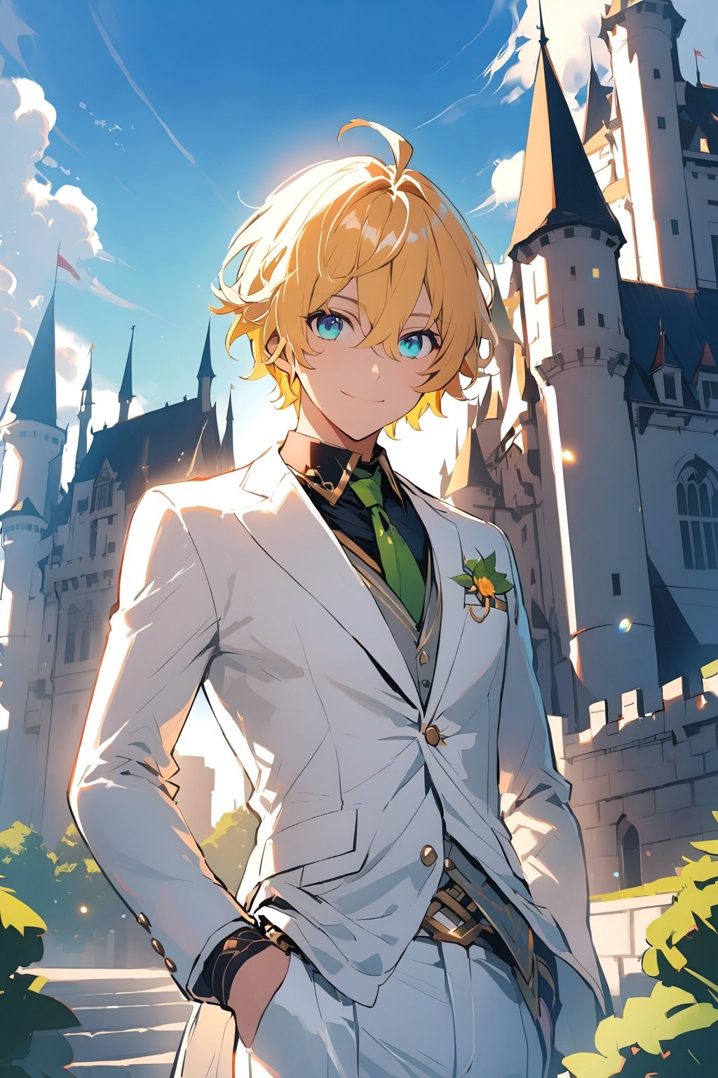 1 boy,  alone,  short hair by Fad14 on Tensor.Art