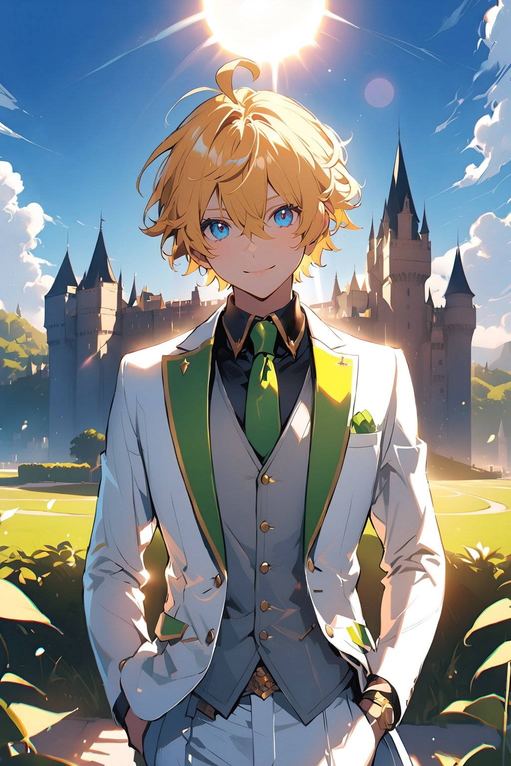 1 boy,  alone,  short hair by Fad14 on Tensor.Art
