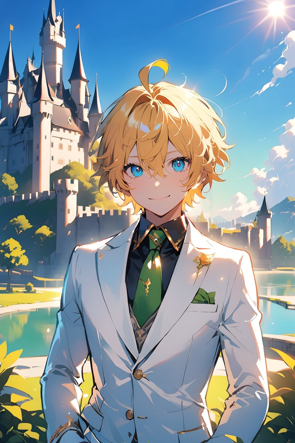 1 boy,  alone,  short hair by Fad14 on Tensor.Art